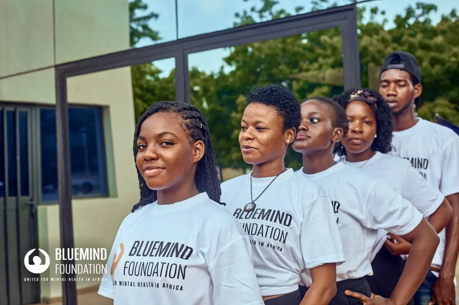 Équipe de jeunes ambassadeur⋅rice⋅s Bluemind Foundation.